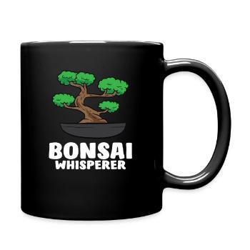 Funny Bonsai Tree Funny Japanese Bonsai Tree - Full Colour Mug - black - Right