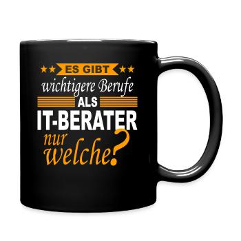 Programmierer Entwickler Informatiker IT Berater - Tasse einfarbig - Schwarz - Rechts