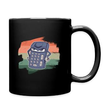 Graphique de comptage mathématique de la calculatrice - Mug uni - noir - Droite