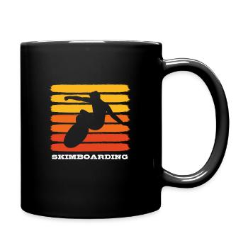 Skimboard vintage Skimboard Retro Sports extrêmes - Mug uni - noir - Droite