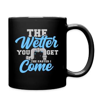 Plombier Plomberie Tuyau Plombier Blague Cadeau - Mug uni - noir - Droite
