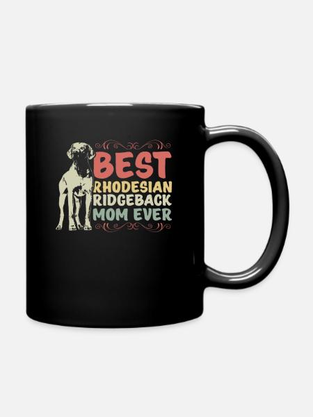 Rhodesian Ridgeback Mom gift idea - Full Colour Mug - black
