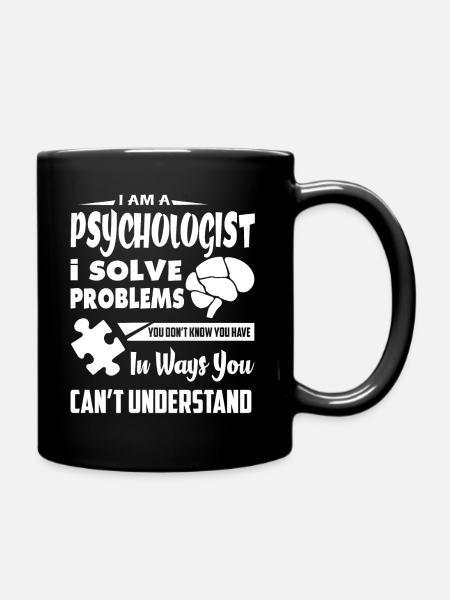 Psychologue, je suis psychologue - Mug uni - noir