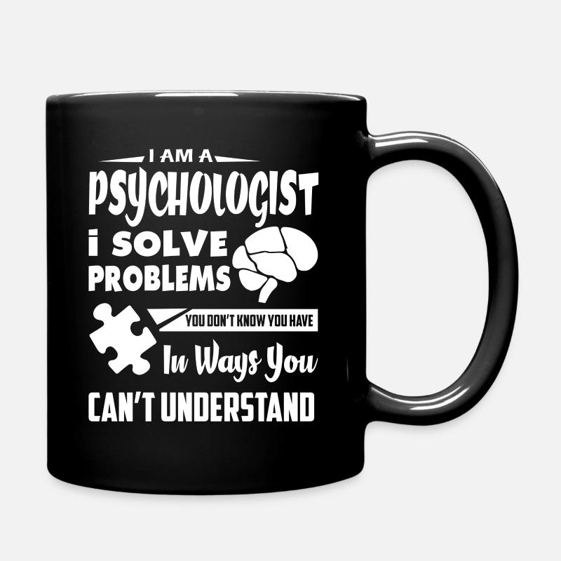 Psychologue, je suis psychologue - Mug uni - noir