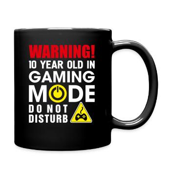 10th Birthday Gift For Boys & Girls 10 Year Old Fu - Tasse einfarbig - Schwarz - Rechts