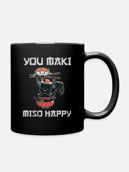 Sushi Go Japan - Tasse einfarbig - Schwarz