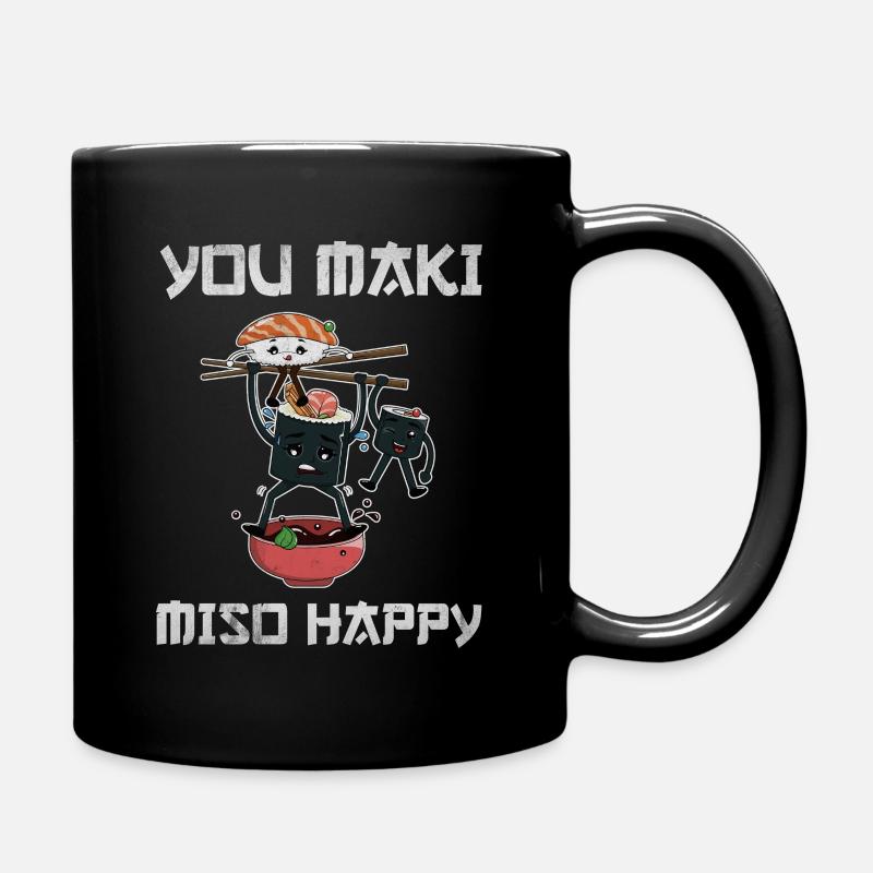 Sushi Go Japan - Full Colour Mug - black