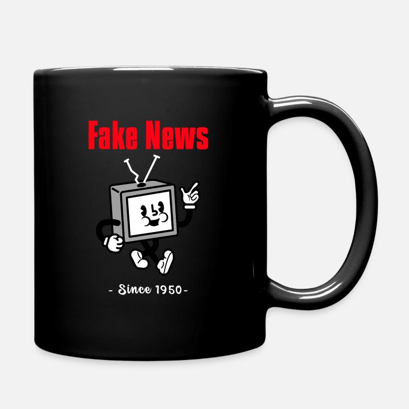 GEZ Demo TShirt witziges Protest Shirt Herren weiß - Tasse einfarbig - Schwarz