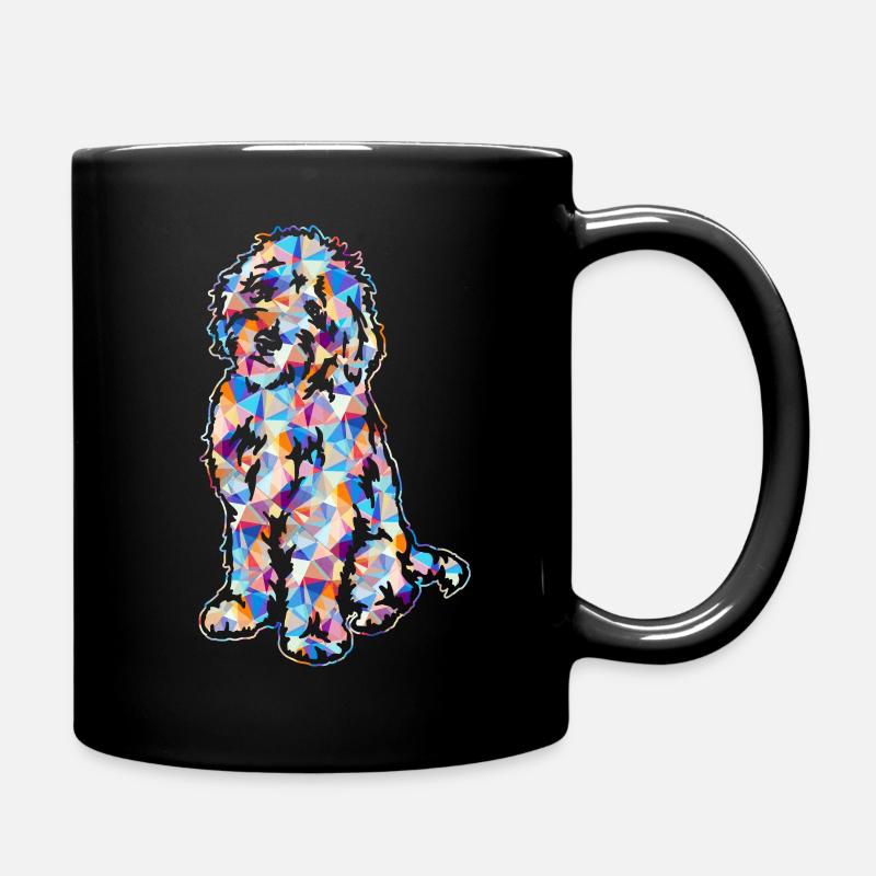 Goldendoodle Geometrische Hemden - Tasse einfarbig - Schwarz