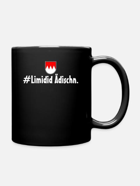 Limidid Ädischn Franke Fränkisch Franken Wappen Lu - Tasse einfarbig - Schwarz