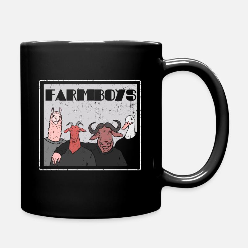 Farm resident - Full Colour Mug - black