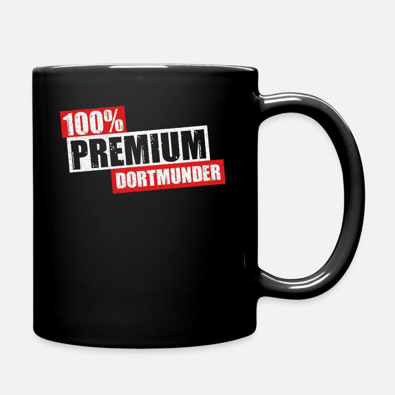 Dortmunder Dortmund Bergbau Ruhrpott Ruhrgebiet - Tasse einfarbig - Schwarz