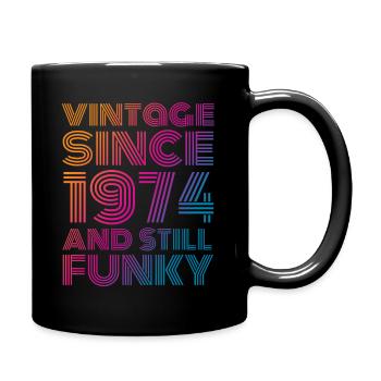 1974 birthday - Full Colour Mug - black - Right