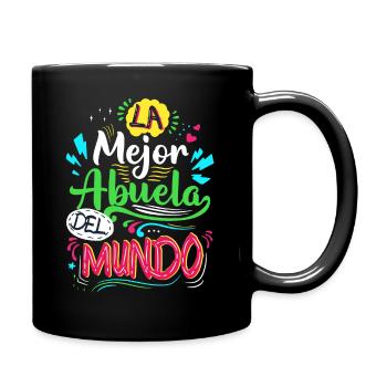 La Mejor Abuela Del Mundo design Regalo Abuelita - Full Colour Mug - black - Right