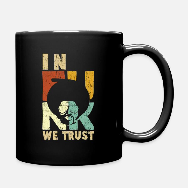 In funk we trust - Full Colour Mug - black