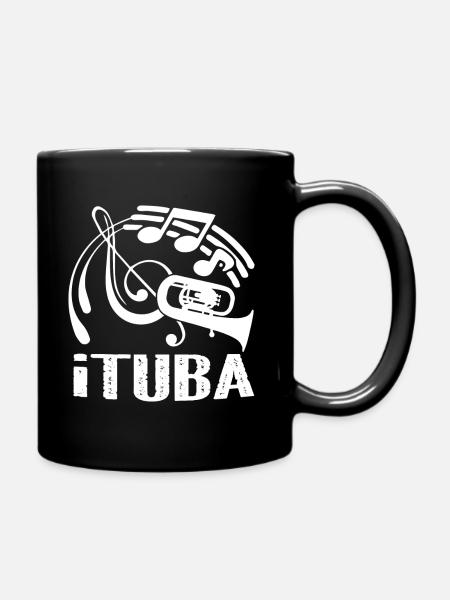 Tuba Tuba drôle - Mug uni - noir