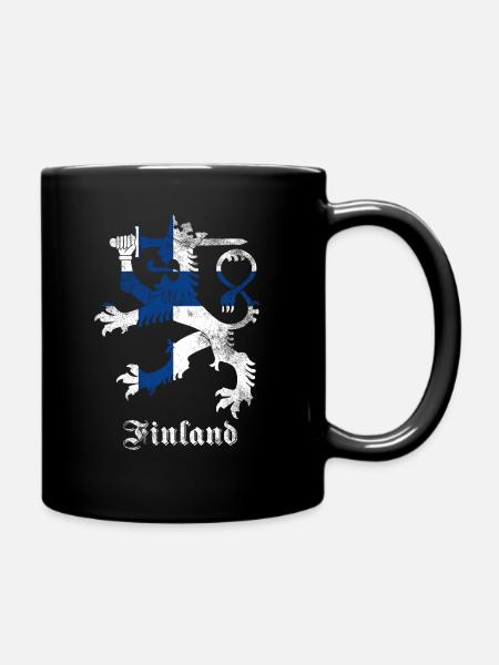 Finlande Armoiries - Mug uni - noir