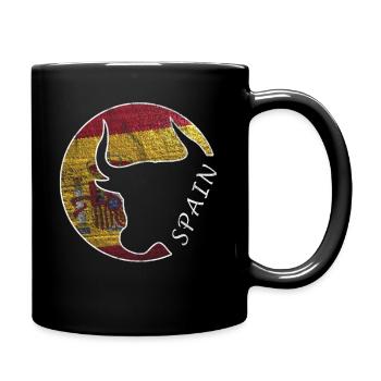Espagne, pavillon, Espagnol, Espagnol - Mug uni - noir - Droite