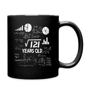 11th birthday math - Full Colour Mug - black - Right