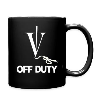 Off duty outfit I Off Duty I Funny veterinarian - Full Colour Mug - black - Right