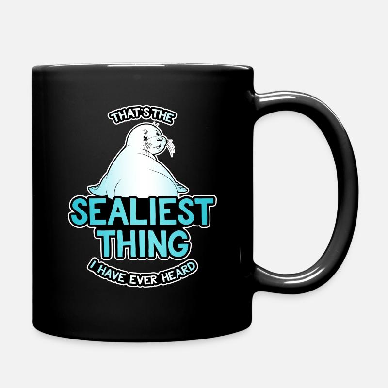 Robbe - Tasse einfarbig - Schwarz