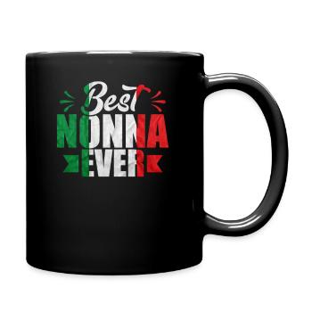 Beste Nonna aller Zeiten - Tasse einfarbig - Schwarz - Rechts