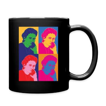 Pop Art Portrait Girls dans l’impression STEM Marie Curie - Mug uni - noir - Droite