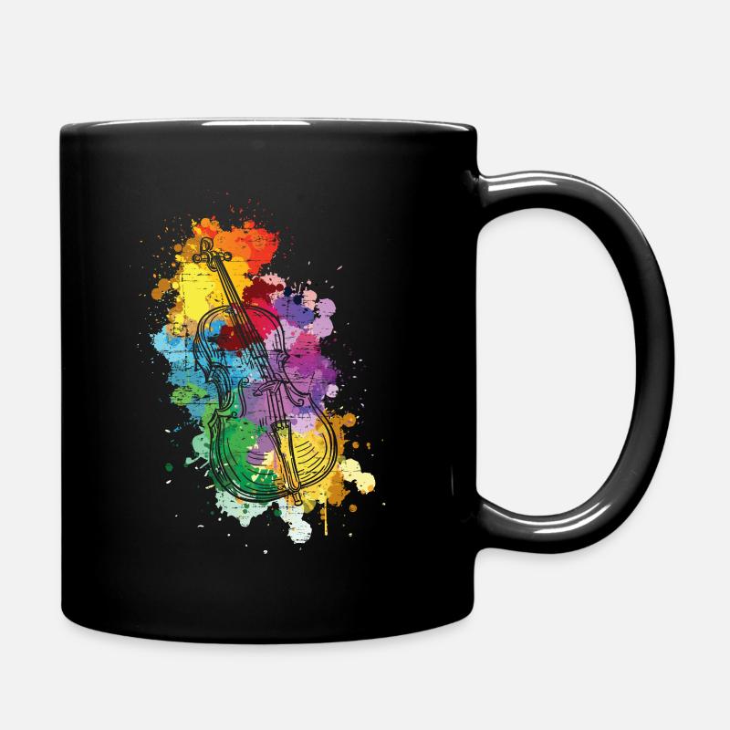Cello Musiker Musik - Tasse einfarbig - Schwarz