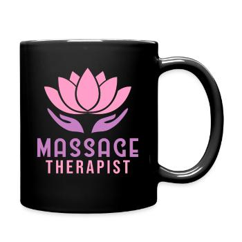 MASSAGE THERAPIST Massage therapist - Tasse einfarbig - Schwarz - Rechts