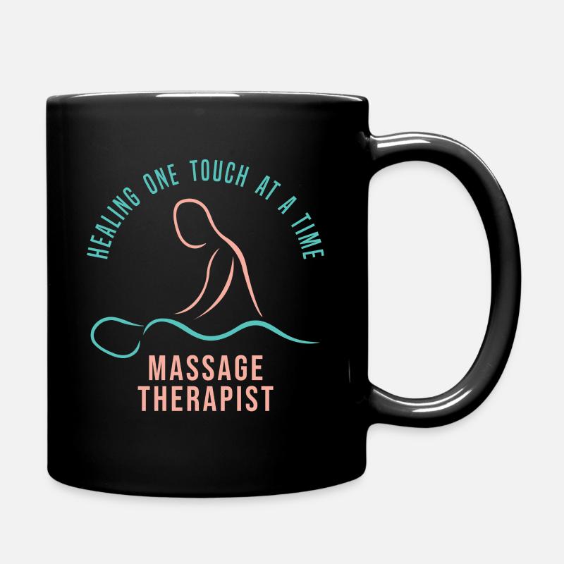 MASSAGE THERAPIST guérissant une touche à la fois - Mug uni - noir