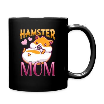 Hamster doux Amour amoureux - Mug uni - noir - Droite