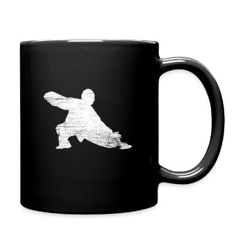 Tai-Chi-Kampfkunst - Tasse einfarbig - Schwarz - Rechts