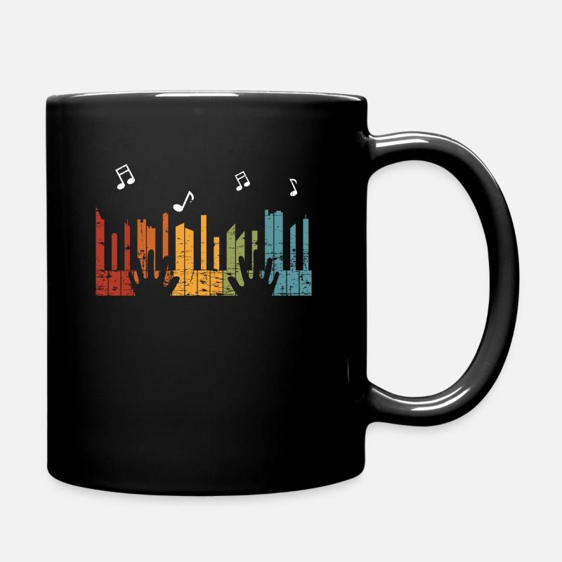 Piano pianiste - Mug uni - noir