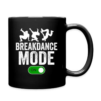 Breakdance fashion BBoy dancing party - Full Colour Mug - black - Right