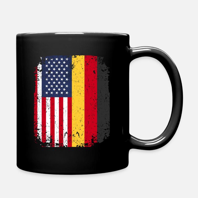Drapeau Allemagne USA Allemagne - Mug uni - noir