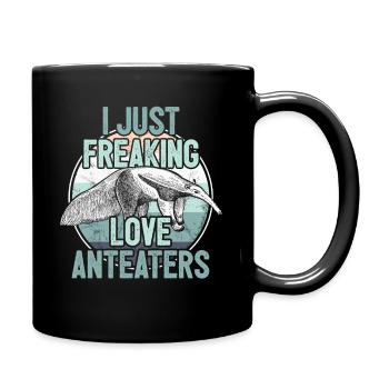 ant-eater - Full Colour Mug - black - Right