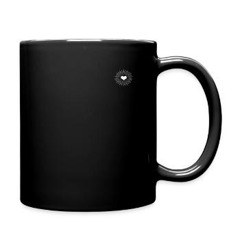 Shine From The Heart Heart Briller Joie Joie - Mug uni - noir - Droite