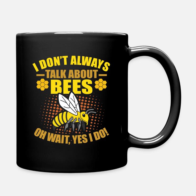 Bienen - Tasse einfarbig - Schwarz