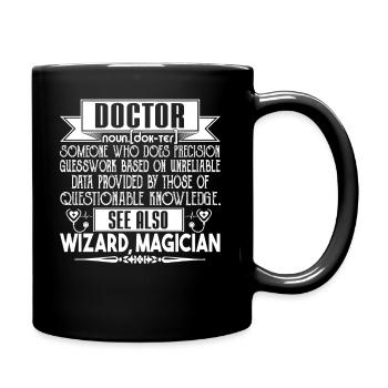Chemises de définition de médecin - Mug uni - noir - Droite