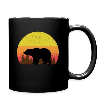 Palette de couleurs Papa Bear - Mug uni - noir - Droite