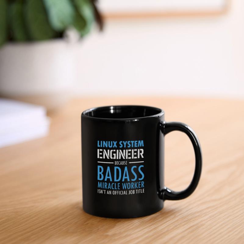 Geek Linux saying IT nerd computer scientist Full Colour Mug