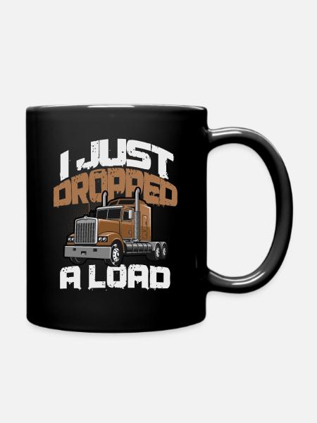 LKW - Tasse einfarbig - Schwarz