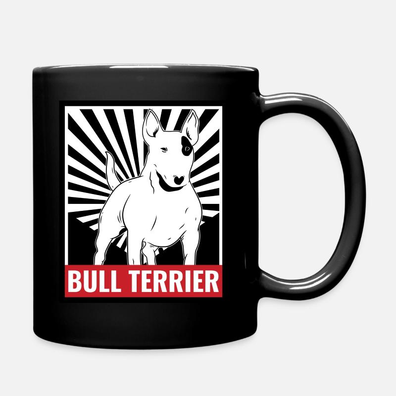 Bullterrier - Tasse einfarbig - Schwarz