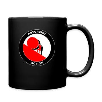 Sisyphos Absurd Absurdismus Philosophie Antifa - Tasse einfarbig - Schwarz - Rechts