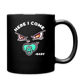Baby face - Full Colour Mug - black - Right