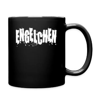 Engel Engelchen Teufel Geburtstag Geschenkidee - Tasse einfarbig - Schwarz - Rechts