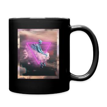 Vaporwave Aesthetic Style Japan Glitch Meme Tokyo - Mug uni - noir - Droite