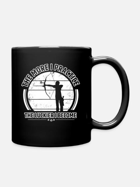 Tir à l'arc tir à l'arc - Mug uni - noir