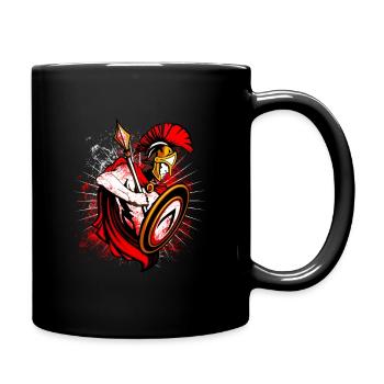 Sparta No Fear Spartan Fitness Warrior - Full Colour Mug - black - Right