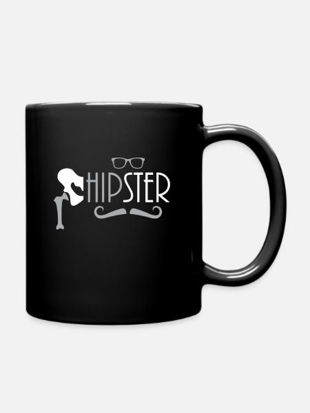 Drôle hipster chirurgicale de la hanche patient - Mug uni - noir